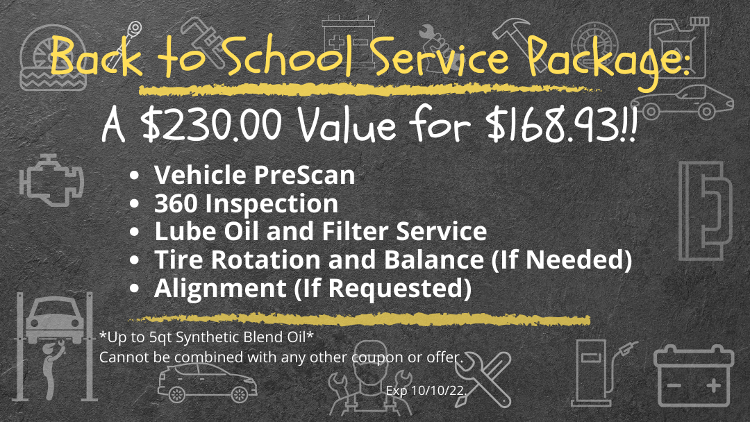 Back to School Service Package 2022